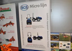 The new BCS Micro Line is as new that they have not yet arrived in the Netherlands. They can only still be admired in poster format